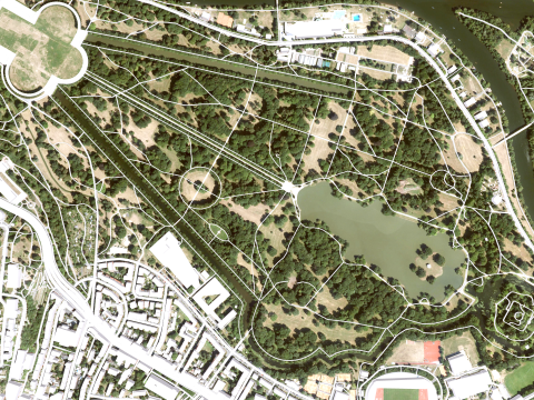 The Great Karlswiese Karlsaue State Park 3D 模型
