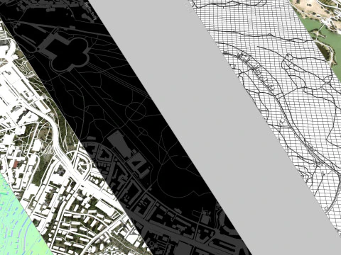 グレート カールスヴィーゼ カールザウエ州立公園 3Dモデル