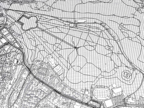 グレート カールスヴィーゼ カールザウエ州立公園 3Dモデル