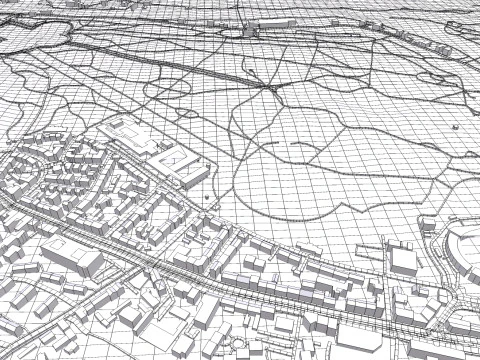 グレート カールスヴィーゼ カールザウエ州立公園 3Dモデル