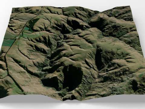 Lamb Hill Northumberland England 3D Model