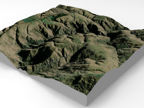 Lamb Hill Northumberland England 3D Model