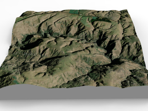 Lamb Hill Northumberland England 3D Model