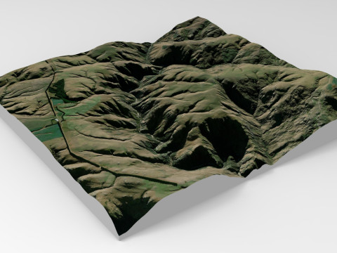 Lamb Hill Northumberland England 3D Model