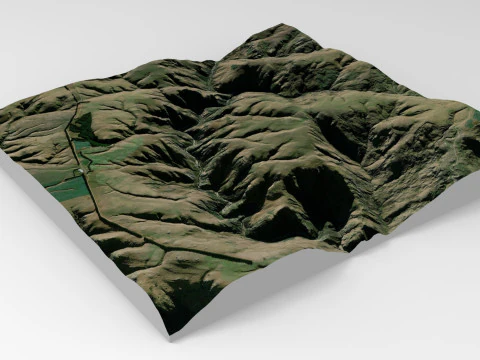Lamb Hill Northumberland England 3D Model