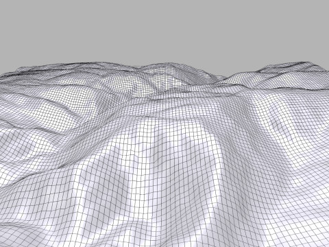 Lamb Hill Northumberland England 3D Model