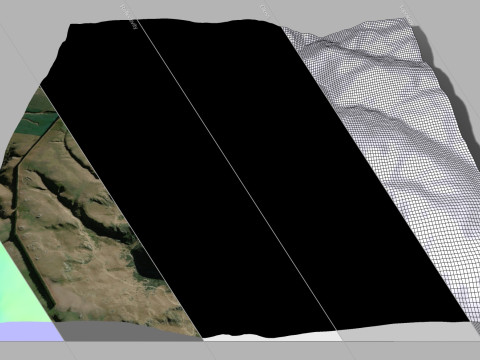 Lamb Hill Northumberland England 3D Model