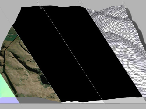 Lamb Hill Northumberland England 3D Model
