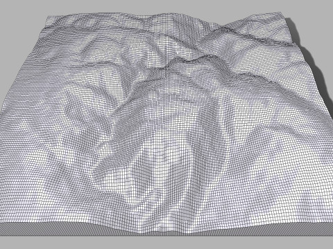 Lamb Hill Northumberland England 3D Model