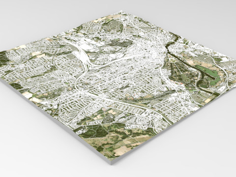 Cityscape Kassel Germany Modelo 3D