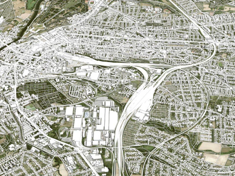 Cityscape Kassel Germany 3D Model