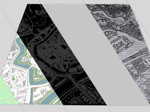 Cityscape Middelburg Netherlands 3D Model