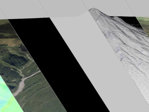 Mountain landscape Volcano Taranaki New Zealand 3D Модель