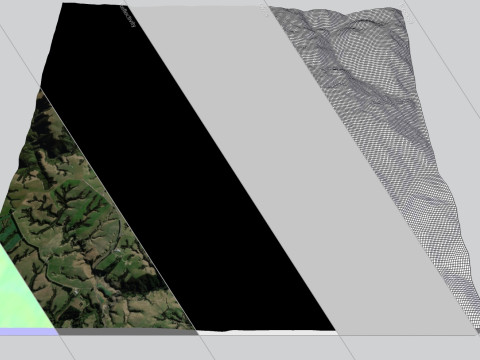 Round Ridge Hill New Zeland 3D 모델