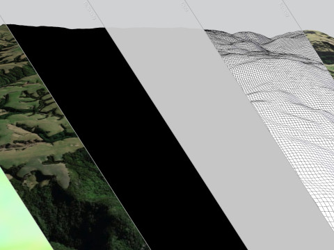 Round Ridge Hill New Zeland 3D 모델