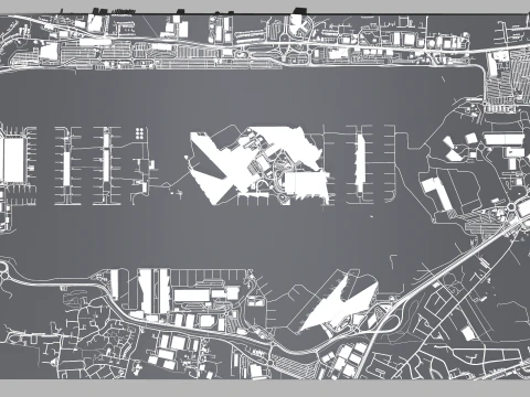 London Heathrow Airport England 3D Model