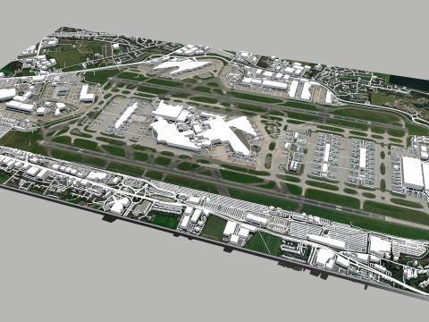 London Heathrow Airport England Modelo 3D