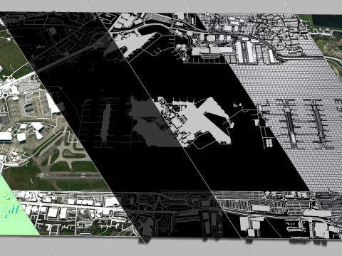 London Heathrow Airport England 3D Model