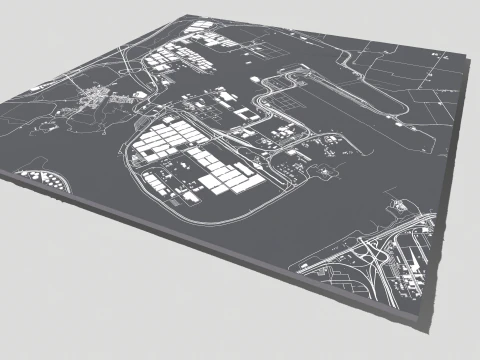 Terminal Europeu MSC PSA Sint Antoniusweg Beveren B&eacute;lgica Modelo 3D
