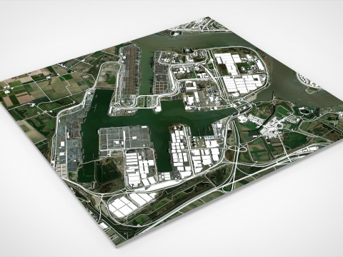MSC PSA European Terminal Sint Antoniusweg Beveren Belgium Model 3D