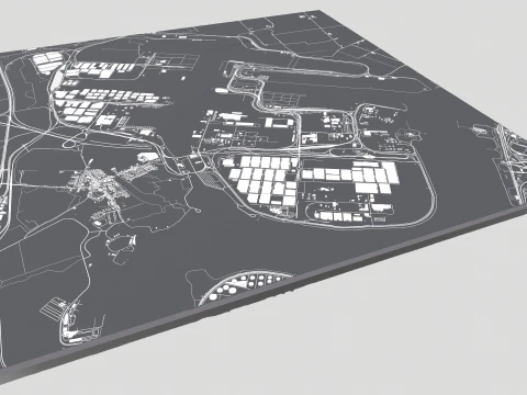 Terminal Europeu MSC PSA Sint Antoniusweg Beveren B&eacute;lgica Modelo 3D