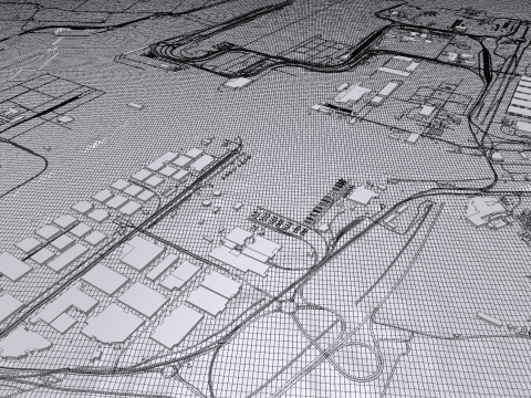 MSC PSA European Terminal Sint Antoniusweg Beveren Belgium Model 3D