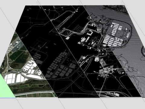 Terminal Europeu MSC PSA Sint Antoniusweg Beveren B&eacute;lgica Modelo 3D