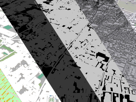 Cityscape Prato Florence Italy Modèle 3D