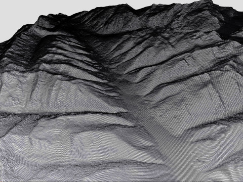 Canton Valais Switzerland Modello 3D