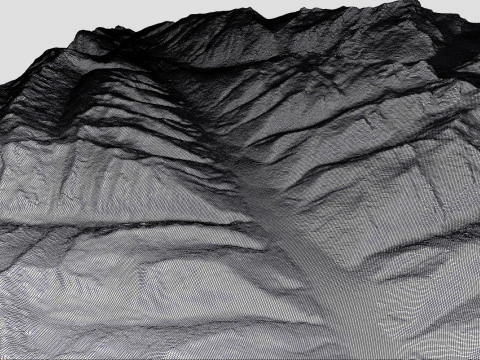 Canton Valais Switzerland 3D Model