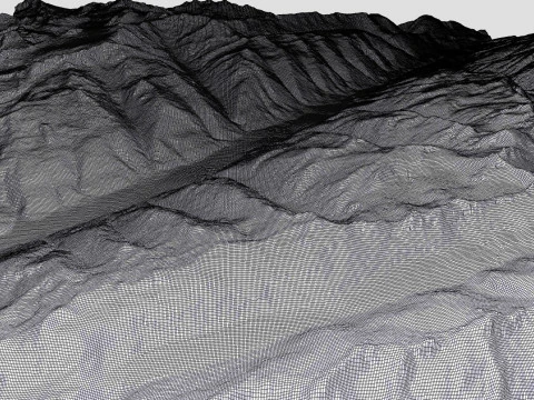 Canton Valais Switzerland 3D Model