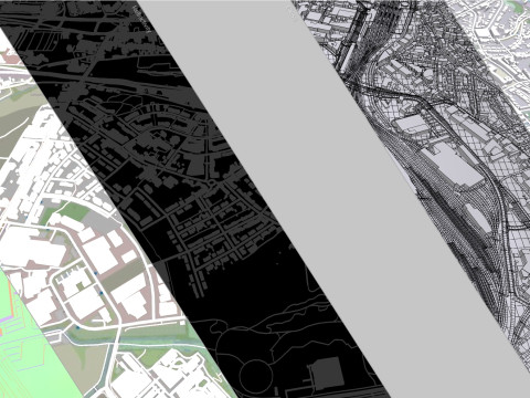 Cityscape Luxembourg 3D Модель