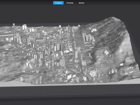 Cityscape Busan South Korea 3D 모델