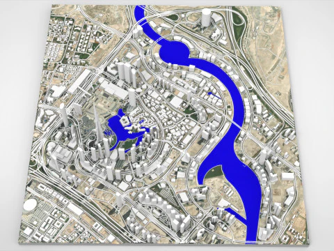 Business Bay Dubai United Arab Emirates 3D Model