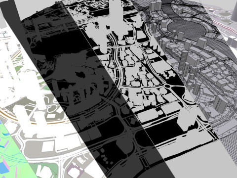 Business Bay Dubai United Arab Emirates Modelo 3D