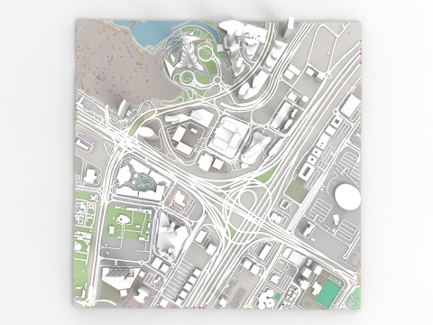 Business Bay Dubai United Arab Emirates 3D-Modell