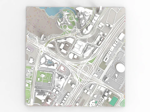 Business Bay Dubai Emirados &Aacute;rabes Unidos Modelo 3D