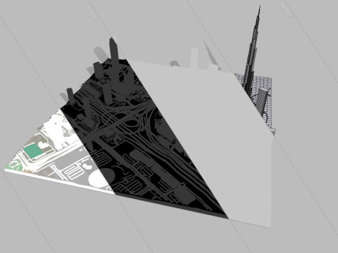 Business Bay Dubai United Arab Emirates 3D-Modell
