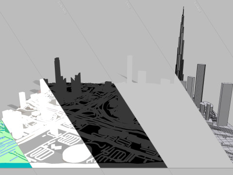 Business Bay Dubai United Arab Emirates 3D-Modell