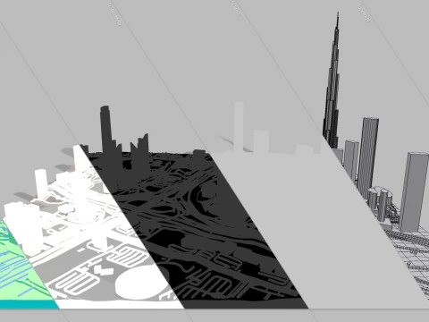 Business Bay Dubai Emirados &Aacute;rabes Unidos Modelo 3D