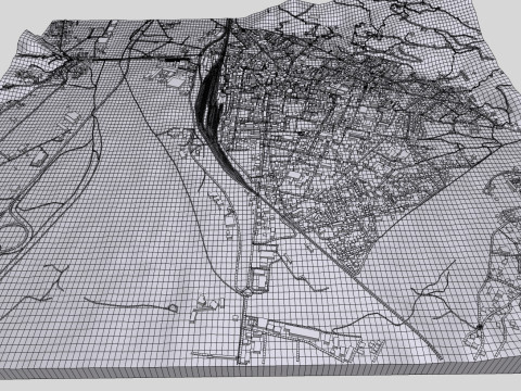 Cityscape Domodossola Italy Modèle 3D