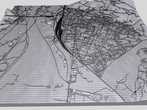 Cityscape Domodossola Italy 3D Model