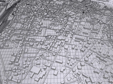 Cityscape Domodossola Italy 3D Model