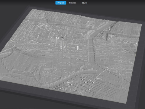 Cityscape Des Moines United States 3Dモデル