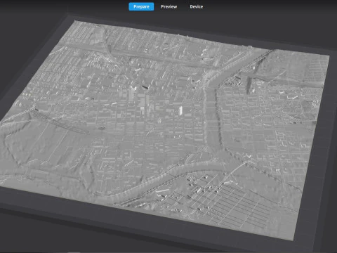 Cityscape Des Moines United States 3D Model
