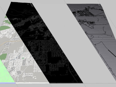 Cityscape Hilo Hawaii 3D Model