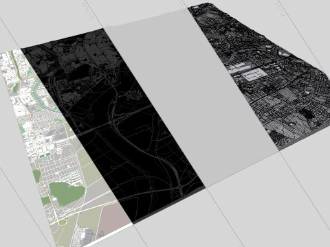 Cityscape Gwangju Republic of Korea 3D Model