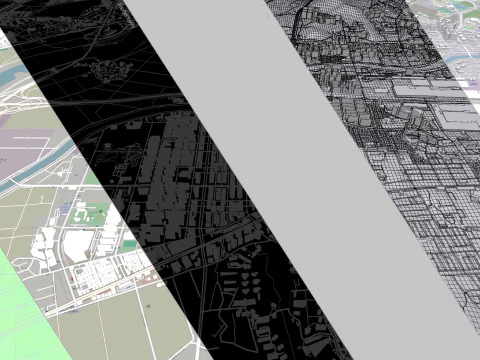 Cityscape Gwangju Republic of Korea 3D Model