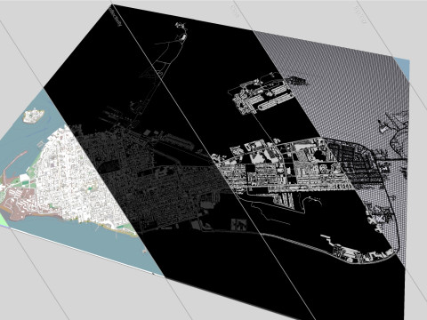 Cityscape Key West Florida United States 3D 모델