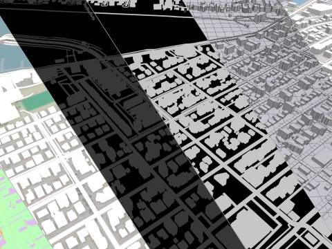 Cityscape Key West Florida United States 3D 모델